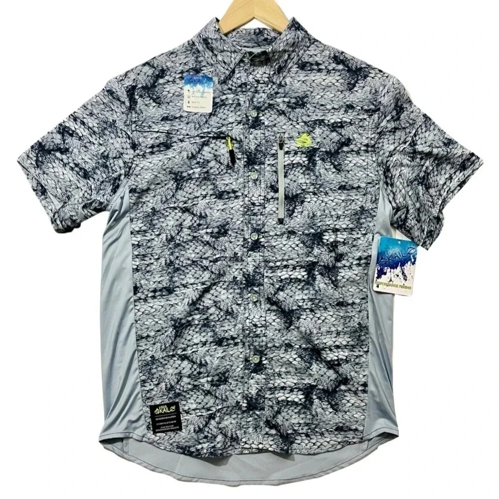 NWT Loco Skailz Men’s Performance Vented Outdoor Fishing Shirt